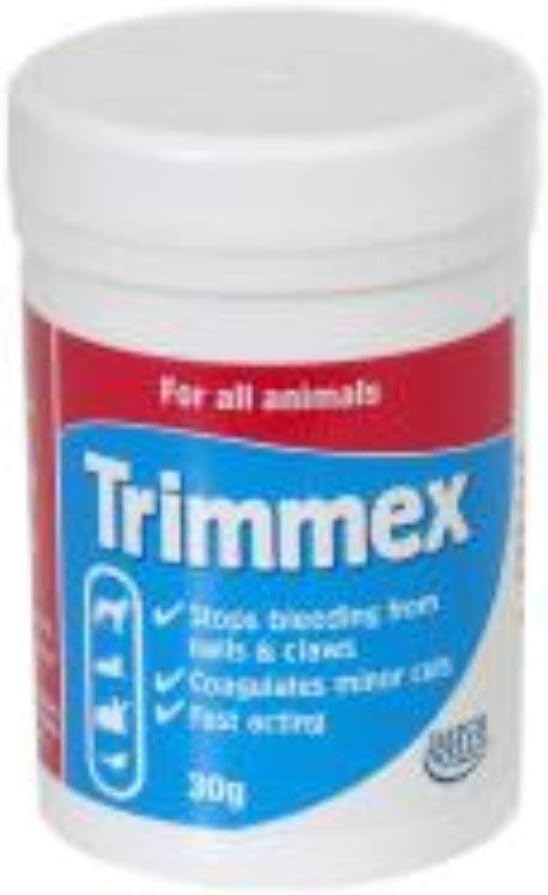 2 x Trimmex Pet Grooming Aid Coagulating Powder, 30g