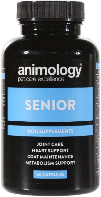 Animology Senior Dog Food Supplement 60 Capsules