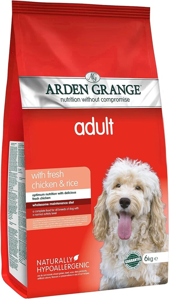 Arden Grange Adult Dry Dog Food Chicken and Rice, 6 kg