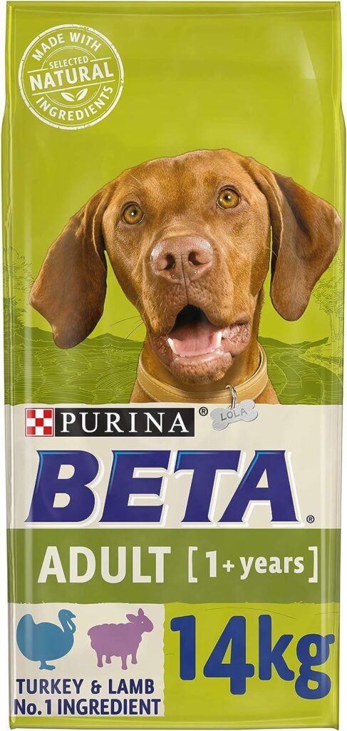 Beta Adult Dry Dog Food Turkey  Lamb 1 x 14kg Pack