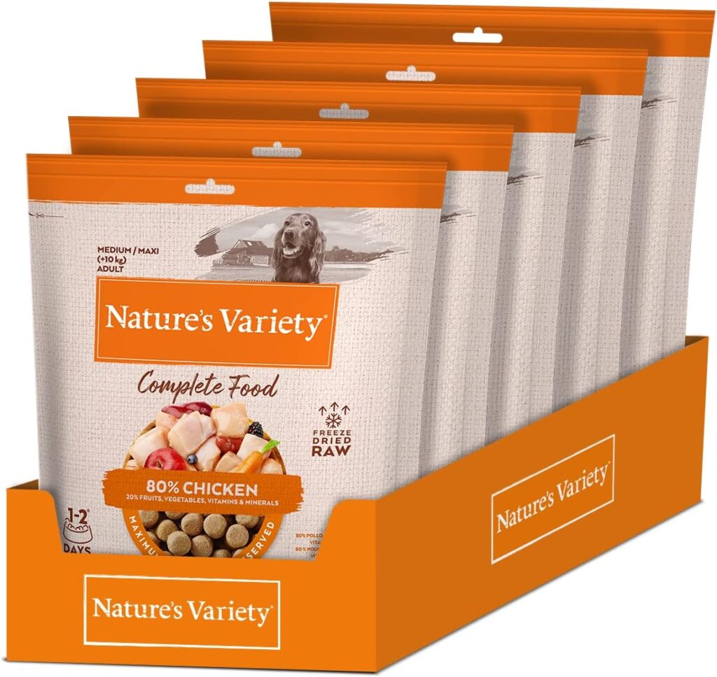 Natures Variety Complete Freezed Dried Food Chicken for Dogs Medium/Maxi - Case 5 x 250 g