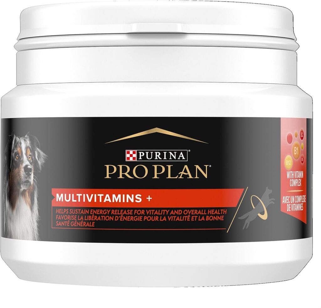 Pro Plan Dog Multivitamins Supplement | Supports vitality, overall health| with vitamin B complex | all breed | Adult and Senior dogs | 45 Tablets