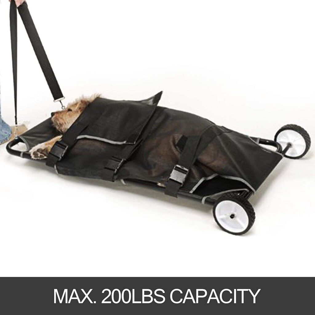 YZILXY Pet Stretcher, Dog Stretcher, Animal First Aid Stretcher Foldable For Bite Prevention Animal Rescue Stretcher Protects Your Pet and Easy To Move 200 Pounds